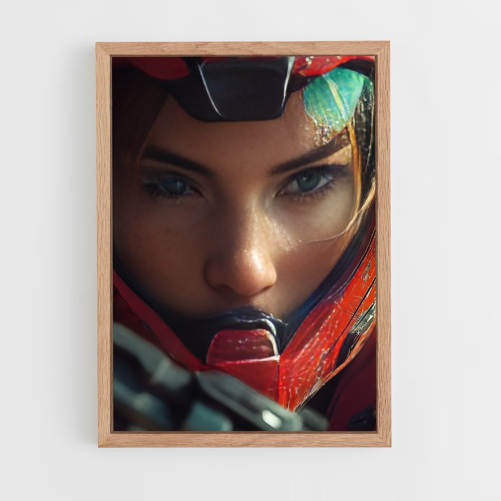 Poster Samus Émeraude – affiche Metroid (vue 4)